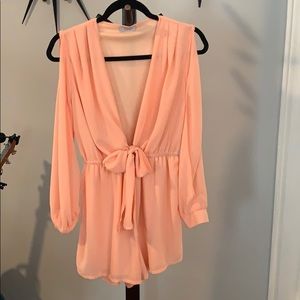 Tobi long sleeve romper